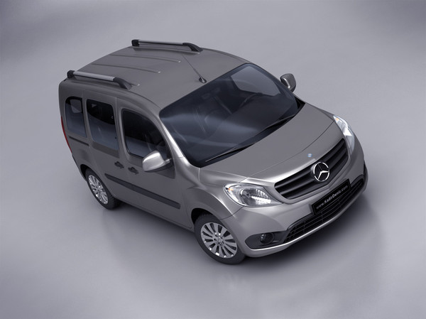 mercedes citan 3d model - Mercedes Citan 2013... by kdeniz
