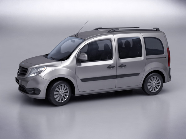 mercedes citan 3d model - Mercedes Citan 2013... by kdeniz