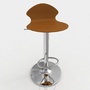 bar stool 3d obj
