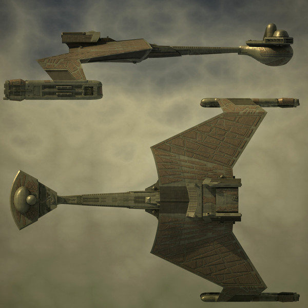 klingon k t inga 3d model - K'T'Inga Battlecruiser... by luki82