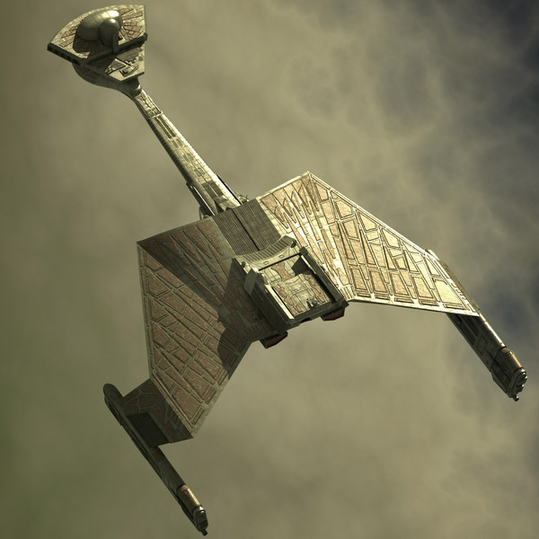 klingon k t inga 3d model - K'T'Inga Battlecruiser... by luki82