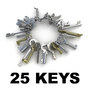 keys 25 3d obj