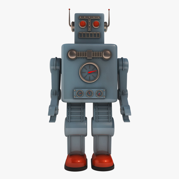 maya vintage robot toy高清图片