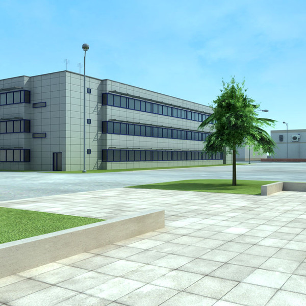 3d max industrial plant warehouses cityscapes - Warehouses Industrial Plant... by 3D_Multimedia