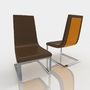 3dsmax bar stool leather