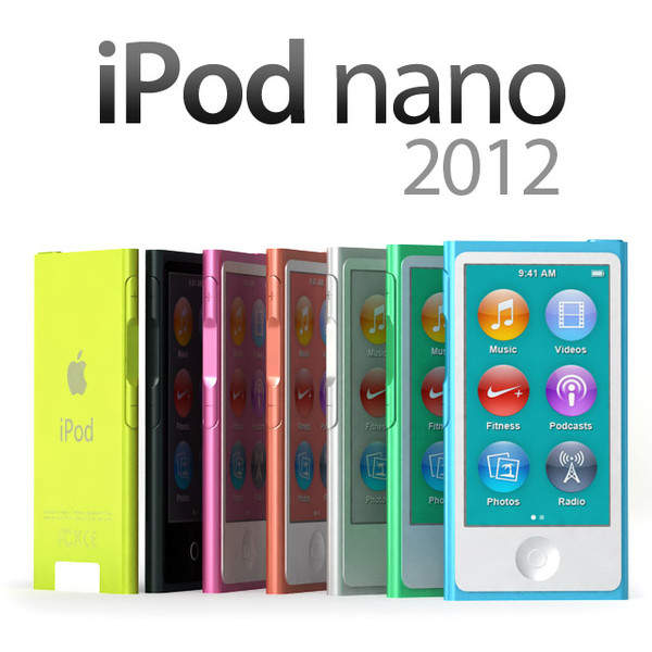 3dsmax apple ipod nano 2012 - iPod Nano 2012... by sweiry_tv