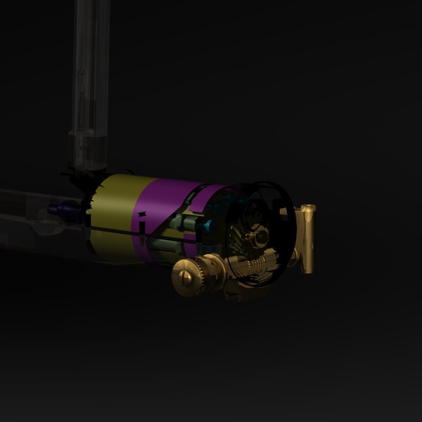 gatling gun 3d model - Gatling Gun... by Poornachandra