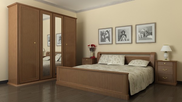 3d bedroom render - Bedroom 