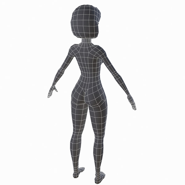 3ds max cartoon woman - Cartoon Woman... by IndieArt