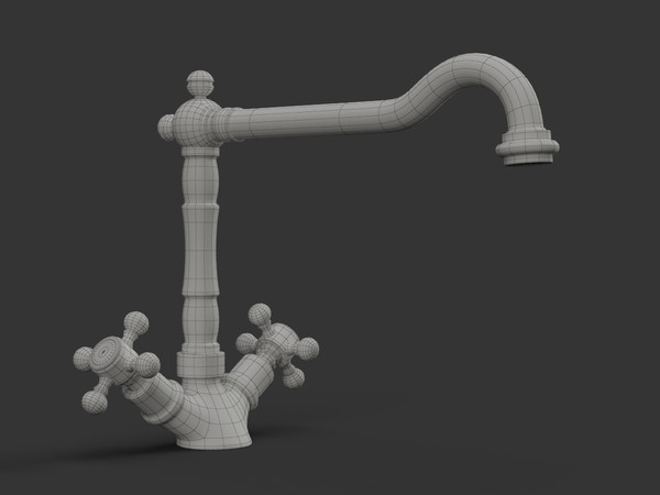 kitchen faucet blanco tera 3d model - Kitchen faucet Blanco Tera... by Monaco Felice