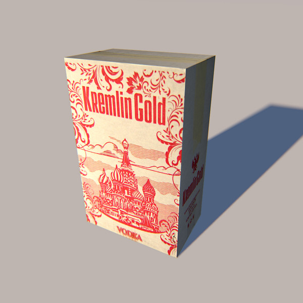 3d 3ds cardboard box - Cardboard box... by Kirsanov