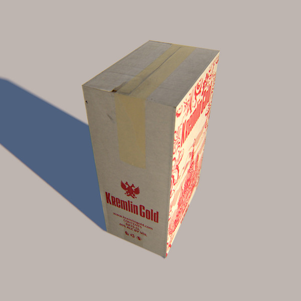 3d 3ds cardboard box - Cardboard box... by Kirsanov
