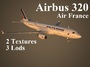 3d model of airbus 320 afr