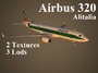 3d airbus 320 aza model