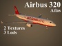 3d model of airbus 320 bmm
