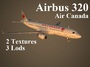 airbus 320 aca 3d model