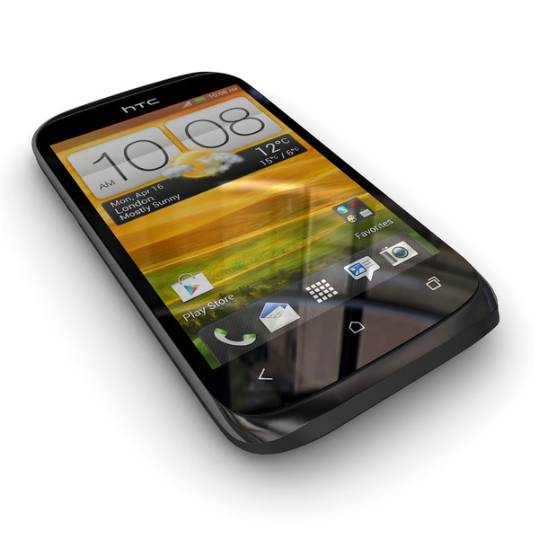 htc desire x black 3d model - HTC Desire X Black and White... by Leeift