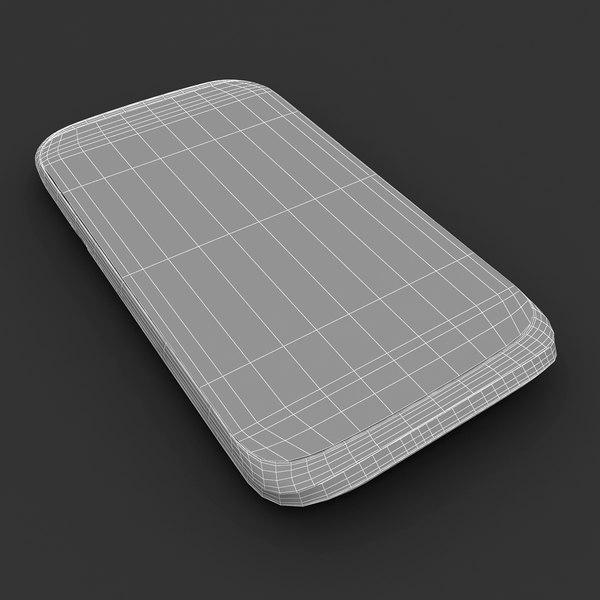 htc desire x black 3d model - HTC Desire X Black and White... by Leeift