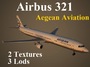 airbus 321 aee 3d model