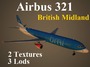 3d airbus 321 bma model
