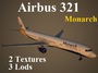 airbus 321 mon 3d model