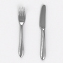3d elegant knife fork