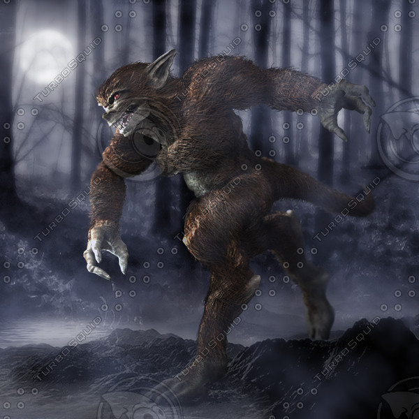 3ds max werewolf wolf - Werewolf... by Djinnnn
