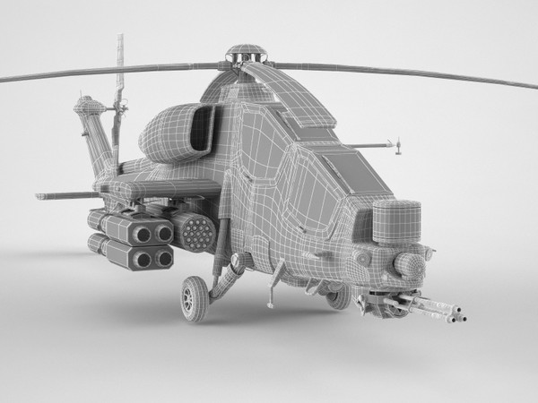 3d helicopter military model - Military helicopter collection... by VisuArt3D