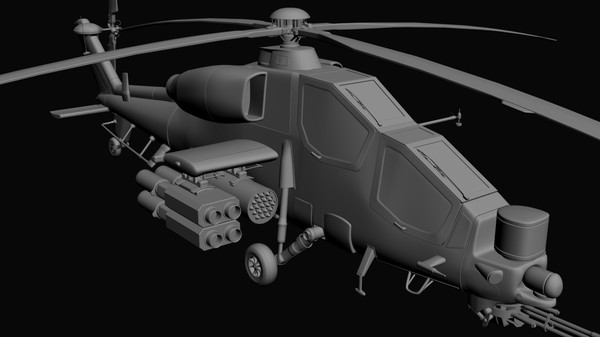 3d helicopter military model - Military helicopter collection... by VisuArt3D