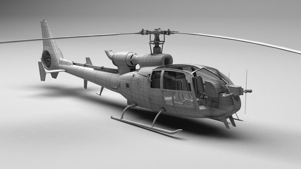 3d helicopter military model - Military helicopter collection... by VisuArt3D