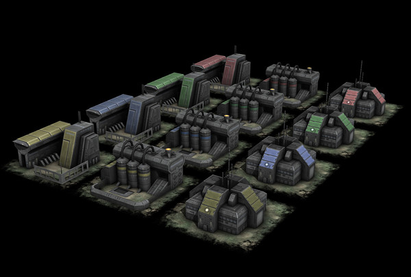 3ds military building - RTS building pack... by Hobgob