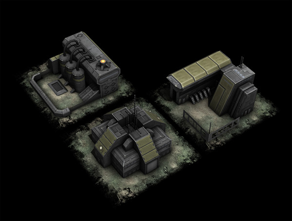 3ds military building - RTS building pack... by Hobgob