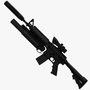 obj m4a1 m4 rifle