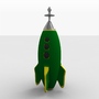 spaceship rocketship 3ds