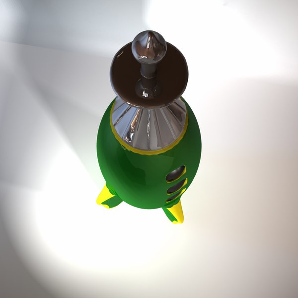 spaceship rocketship 3ds - Toy Rocketship B... by MP Design