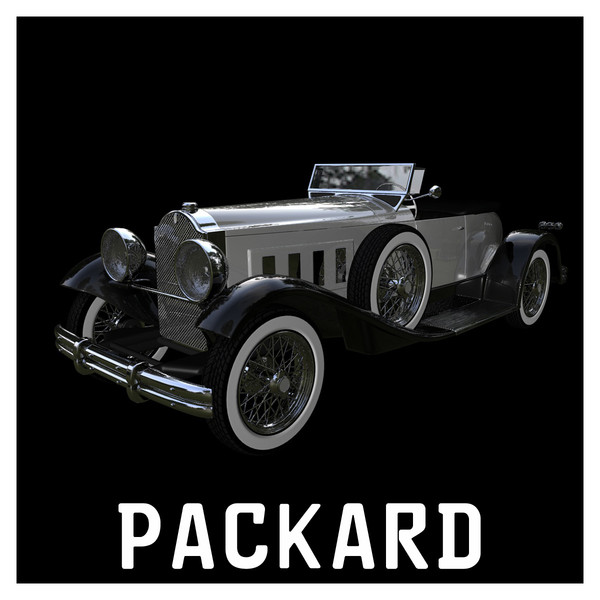 cinema4d packard speedster 1930 - PACKARD Speedster Eight 1930... by NGC4051