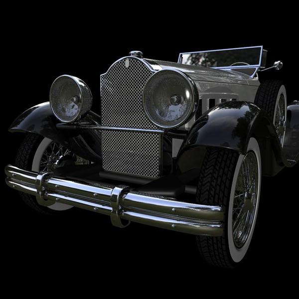 cinema4d packard speedster 1930 - PACKARD Speedster Eight 1930... by NGC4051