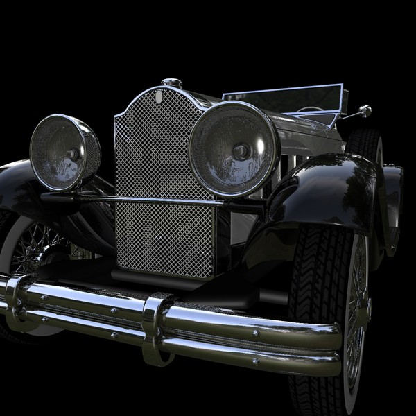 cinema4d packard speedster 1930 - PACKARD Speedster Eight 1930... by NGC4051