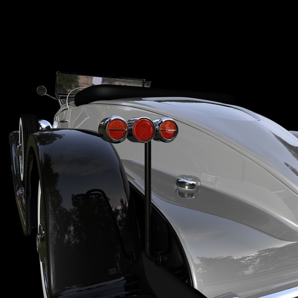 cinema4d packard speedster 1930 - PACKARD Speedster Eight 1930... by NGC4051