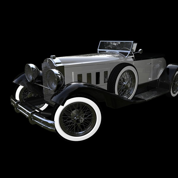 cinema4d packard speedster 1930 - PACKARD Speedster Eight 1930... by NGC4051