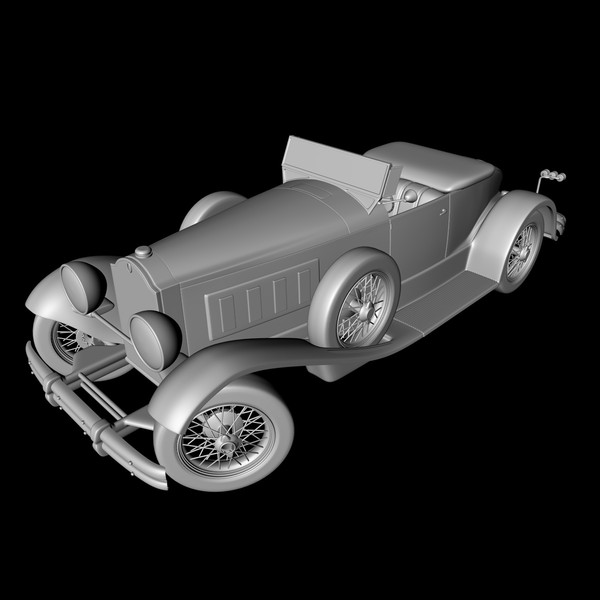 cinema4d packard speedster 1930 - PACKARD Speedster Eight 1930... by NGC4051