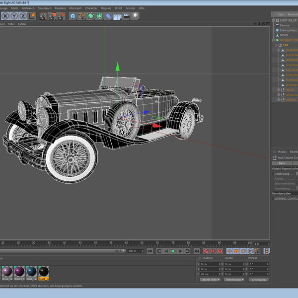 cinema4d packard speedster 1930 - PACKARD Speedster Eight 1930... by NGC4051