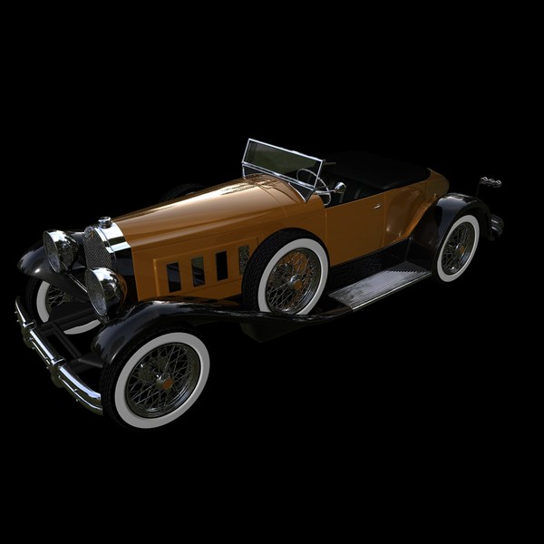 cinema4d packard speedster 1930 - PACKARD Speedster Eight 1930... by NGC4051