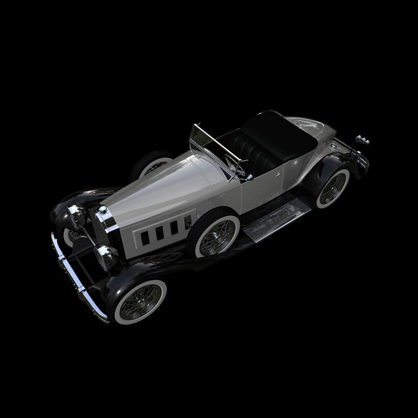 cinema4d packard speedster 1930 - PACKARD Speedster Eight 1930... by NGC4051