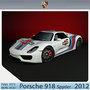 3d porsche 918 spyder 2012 model