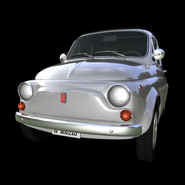 fiat 500 1970 car c4d - FIAT 500 (1970)... by NGC4051
