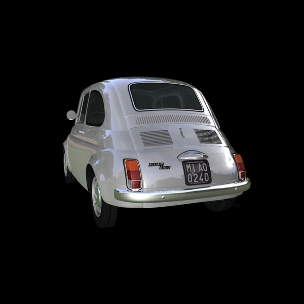 fiat 500 1970 car c4d - FIAT 500 (1970)... by NGC4051
