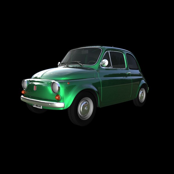 fiat 500 1970 car c4d - FIAT 500 (1970)... by NGC4051