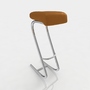 3ds max bar stool leather