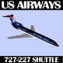 airways 727-227 shuttle 727 max